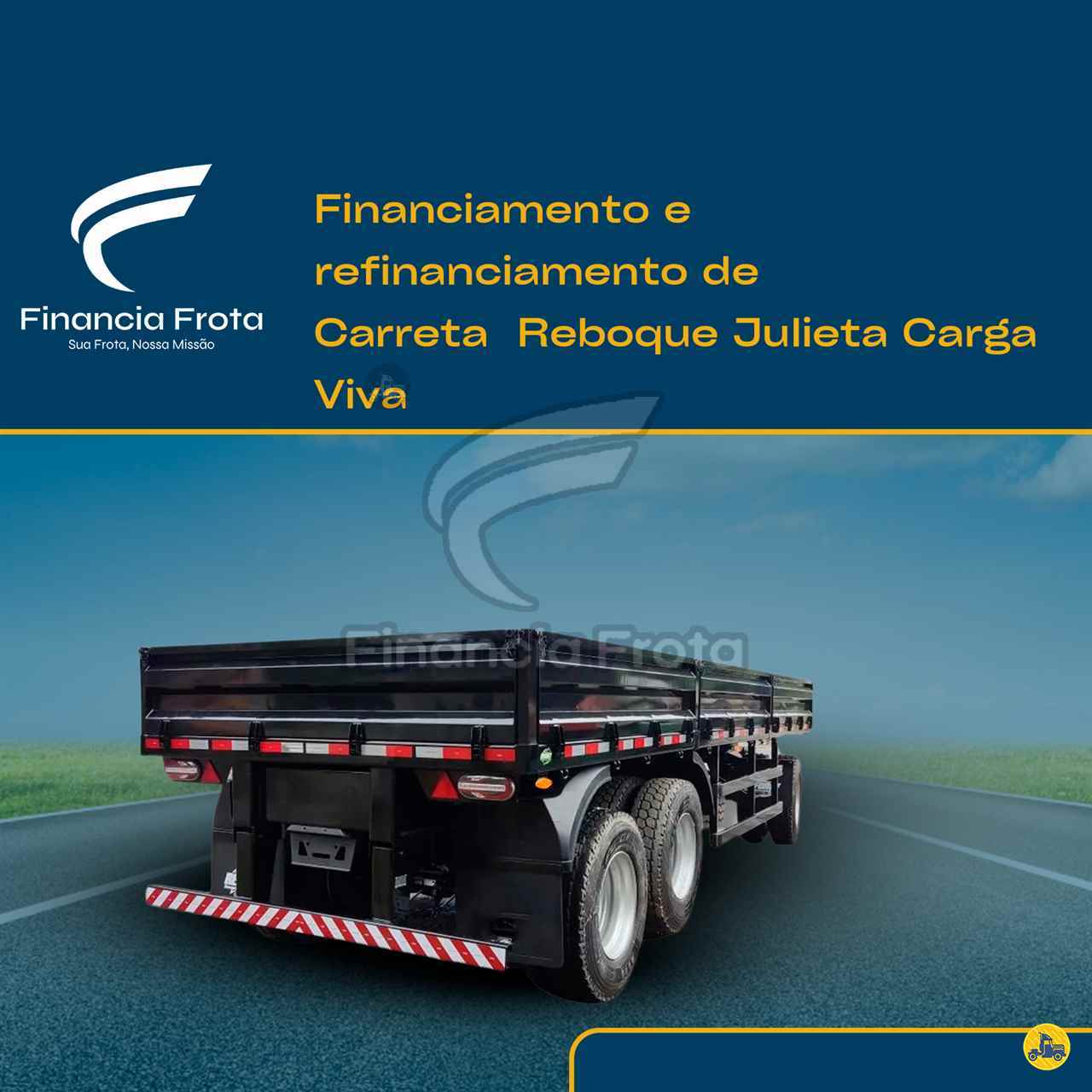 Financiamento Reboque Julieta Carga 3 Eixos - Financia Frota